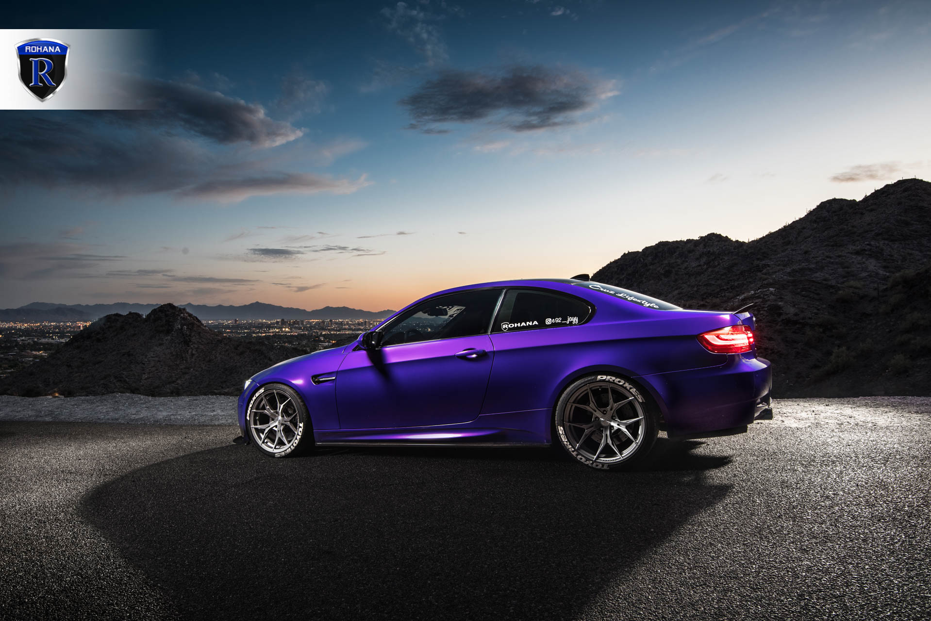 改色灵感 炫酷紫宝马e90 m3