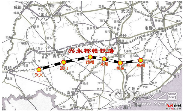 兴义至永州至郴州至赣州铁路(图片来源网络)