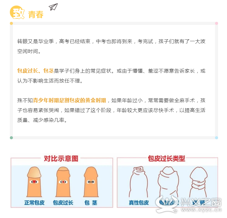 暑假来了，兴义博爱医院割包皮活动可以预约啦！